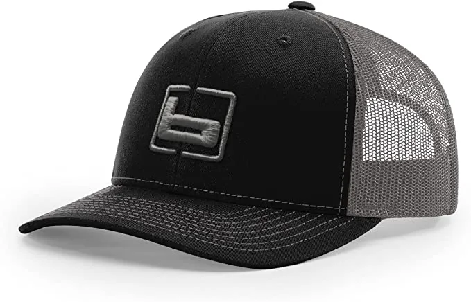 Banded Trucker Cap Black/Charcoal