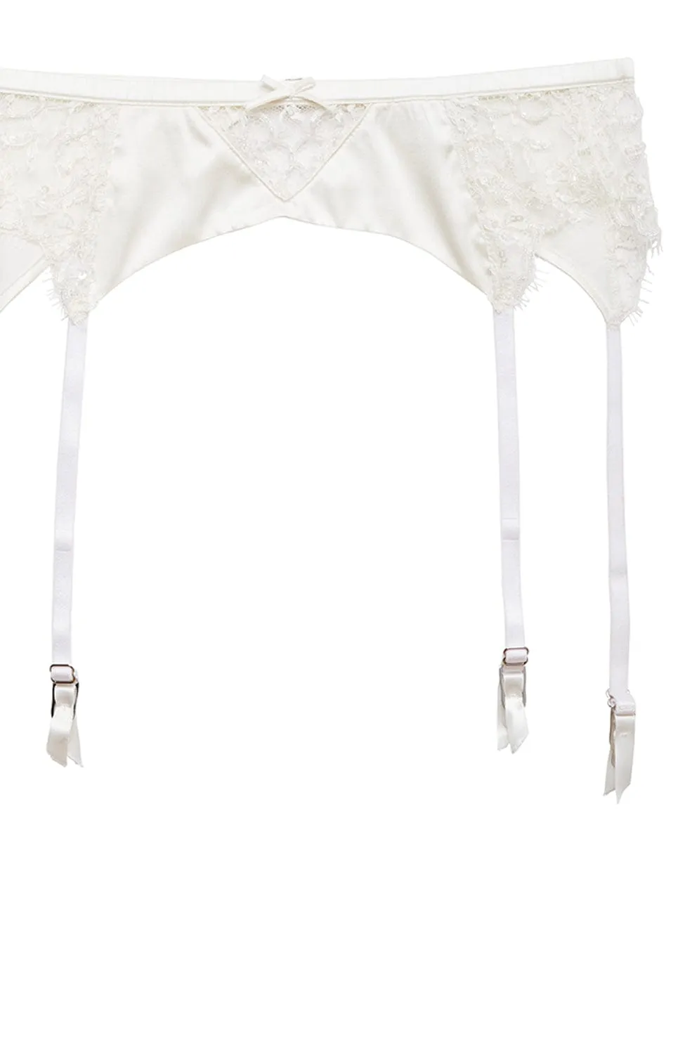 Beaded Iris Lace Garter