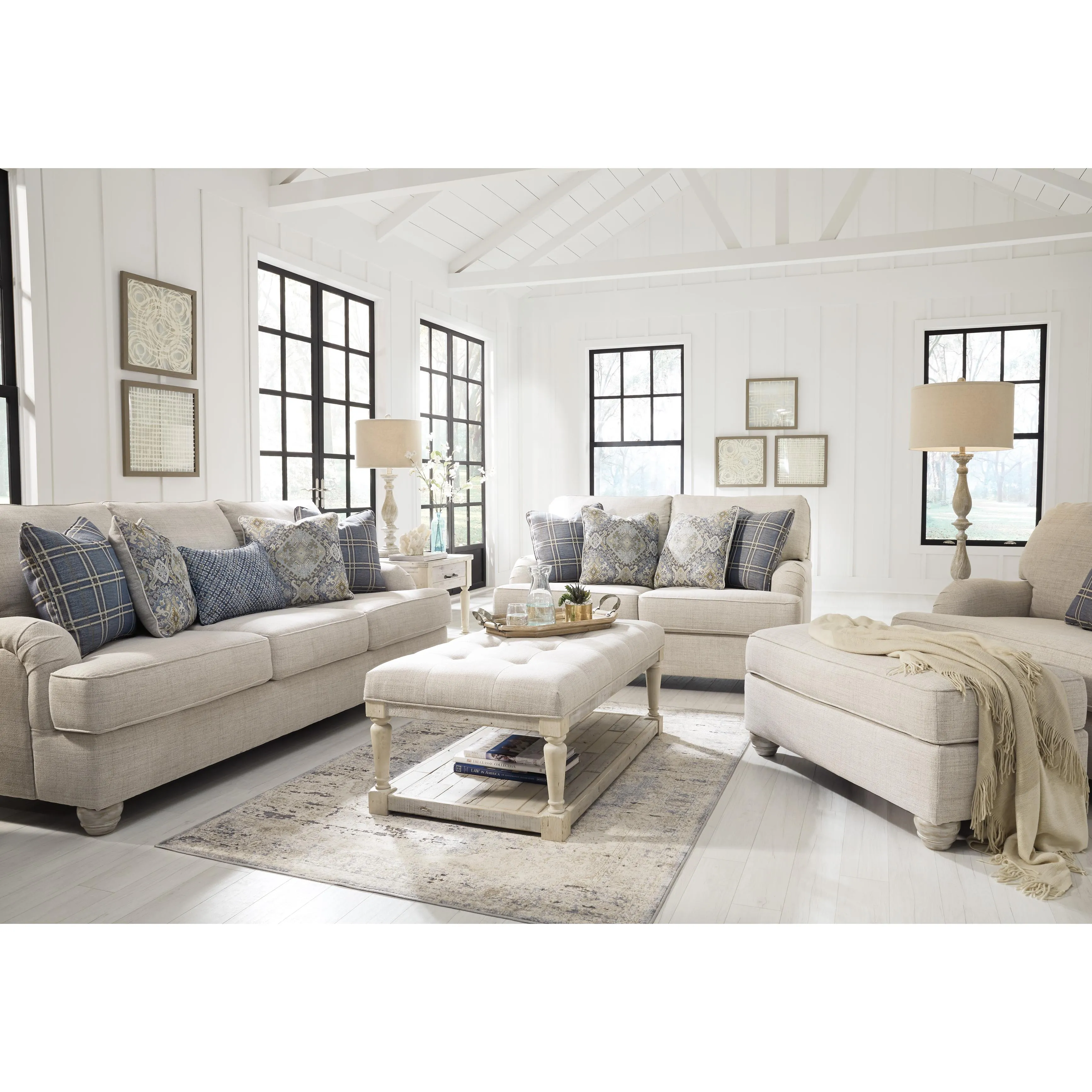 Benchcraft Traemore Stationary Fabric Loveseat 2740335