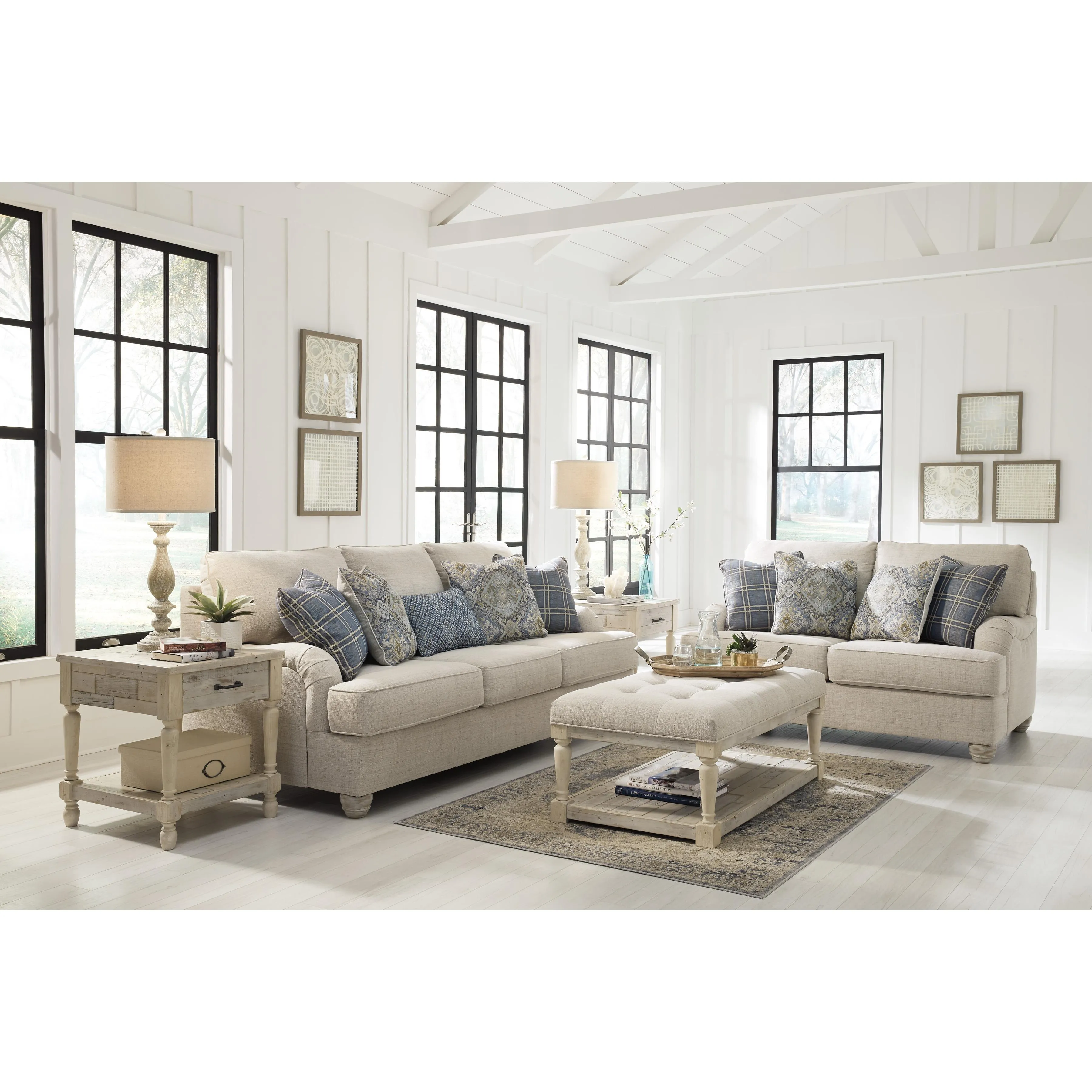 Benchcraft Traemore Stationary Fabric Loveseat 2740335