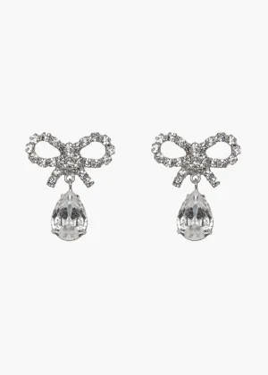 Bernie Earrings -- Crystal