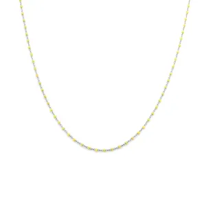 Candy Chain Necklace | Lemon & Silver