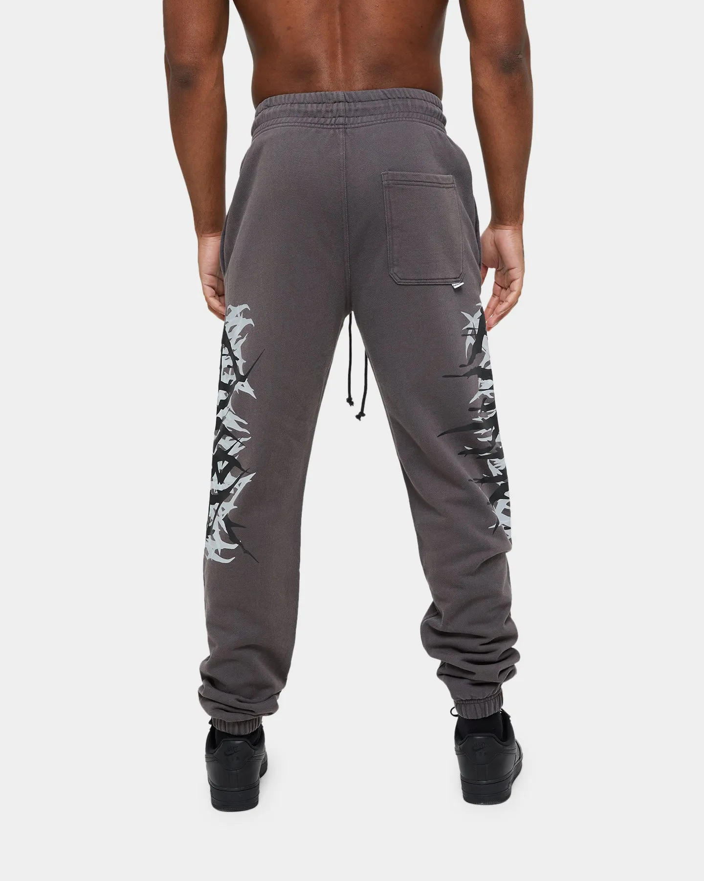 Carre Metalle Distressed Track Pants Washed Grey