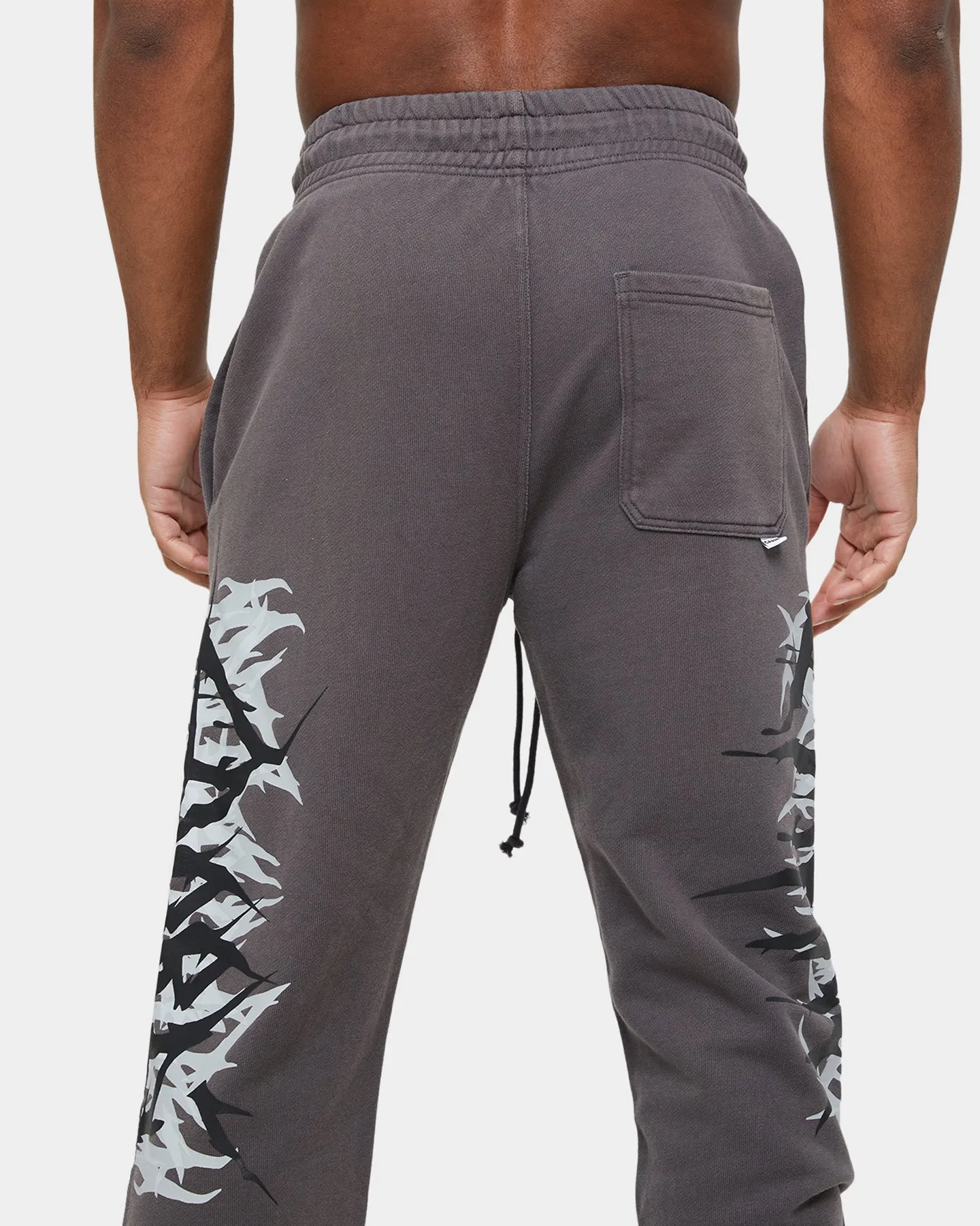 Carre Metalle Distressed Track Pants Washed Grey
