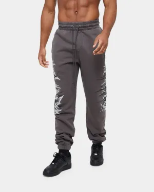 Carre Metalle Distressed Track Pants Washed Grey