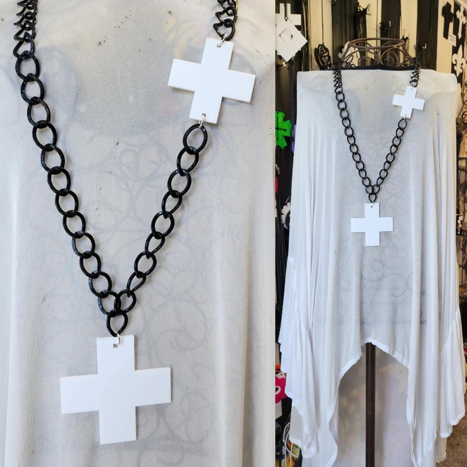 Chained Statement Necklace Plus ChP