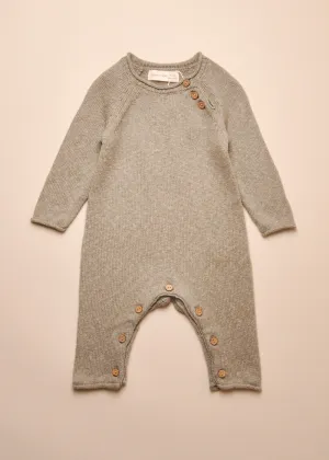 COZY HEATHER KNIT JUMPSUIT