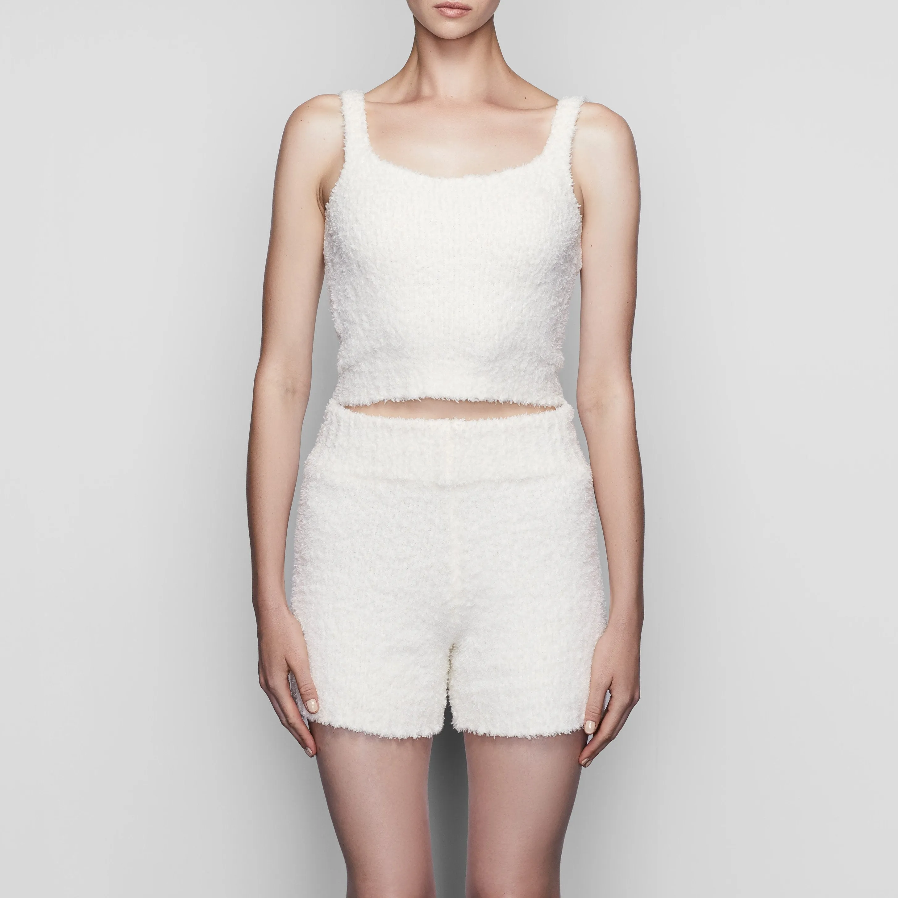 COZY KNIT TANK  | BONE