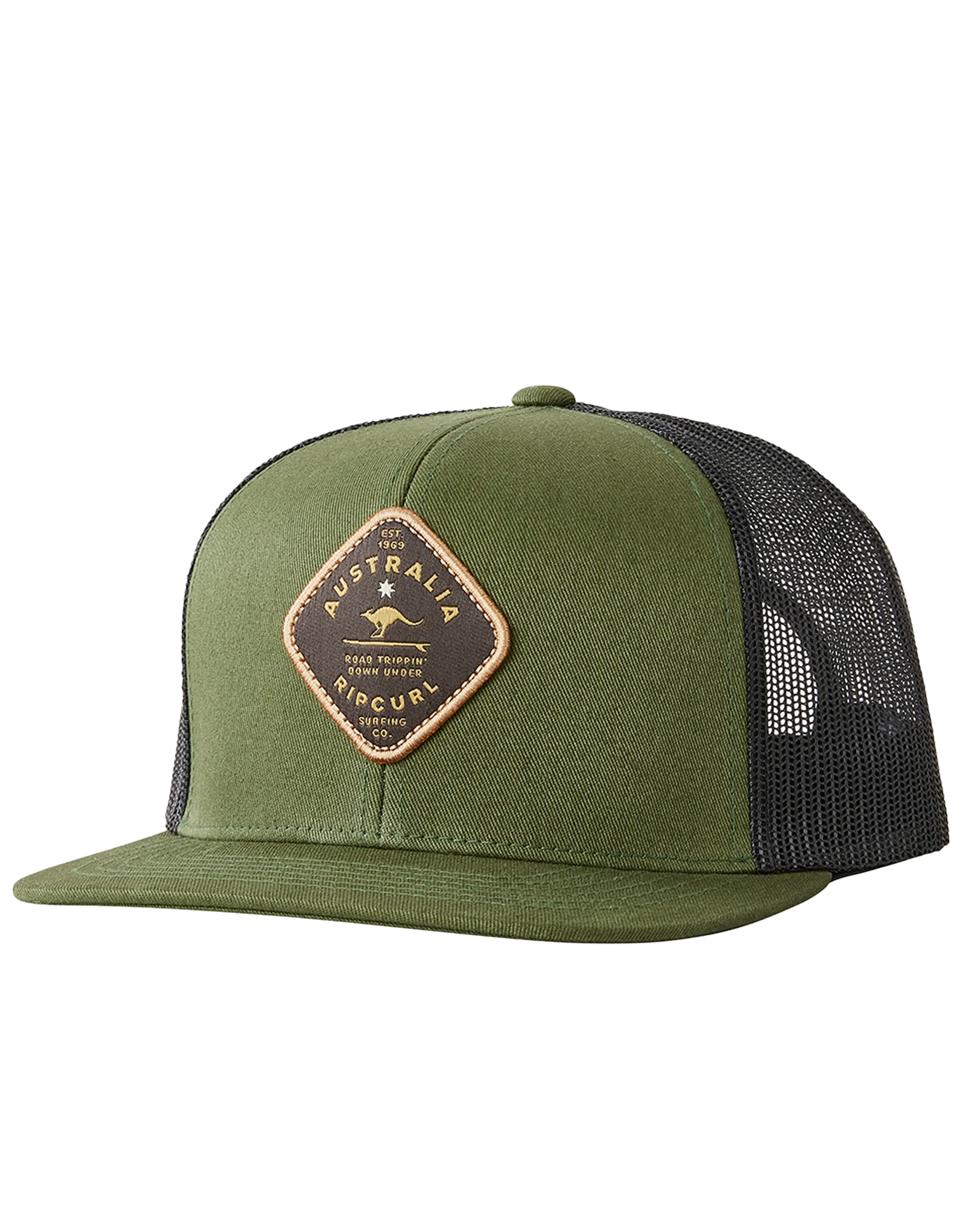 Destinations Trucker Cap in Olive