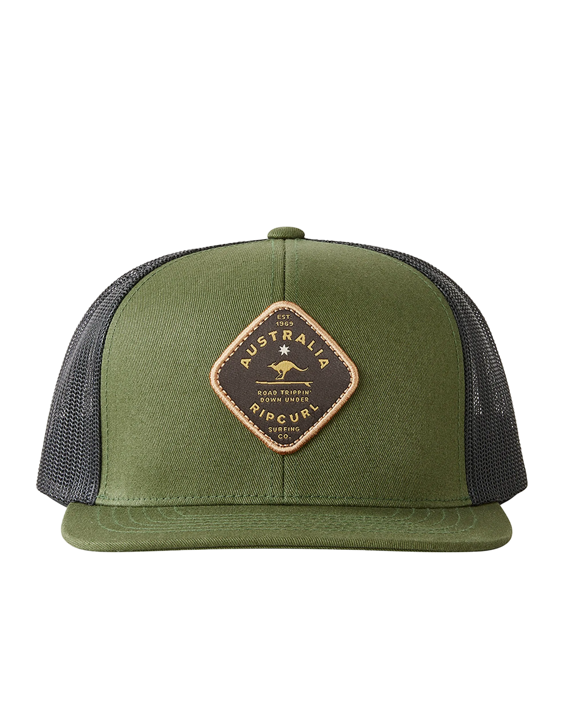 Destinations Trucker Cap in Olive