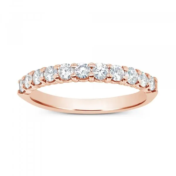 Diamond Band .52 CTW Round Cut 14KRose Gold