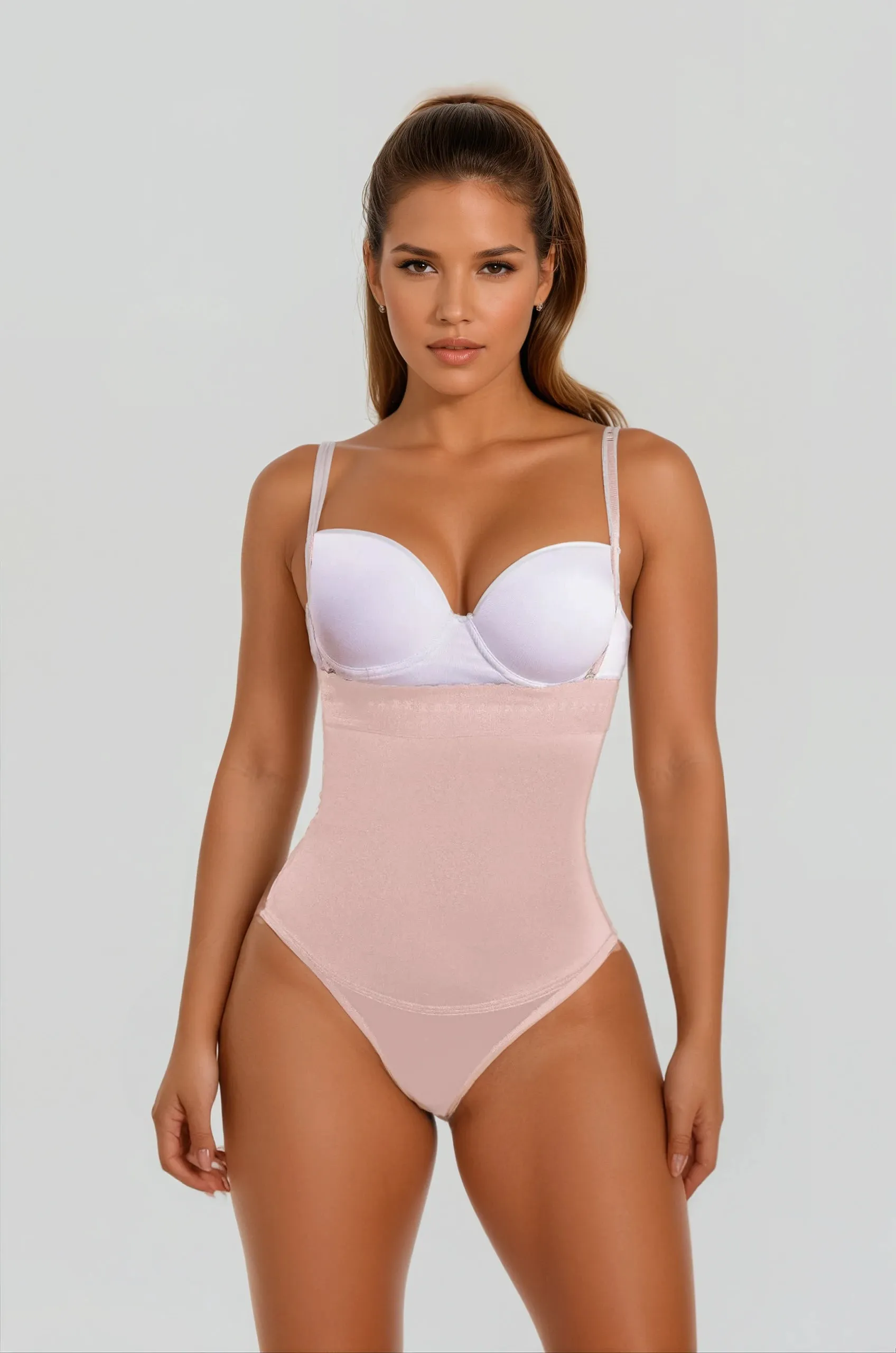 Elastic Band Under-Bust Bodysuit