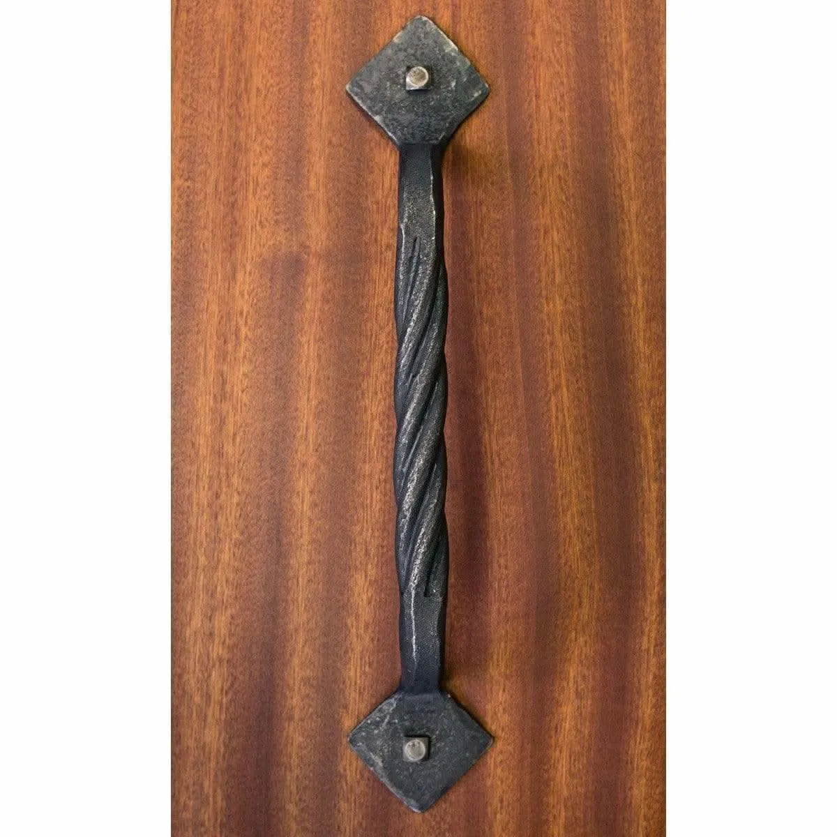 Hand-Forged Rope Twist Barn Sliding Door Handles