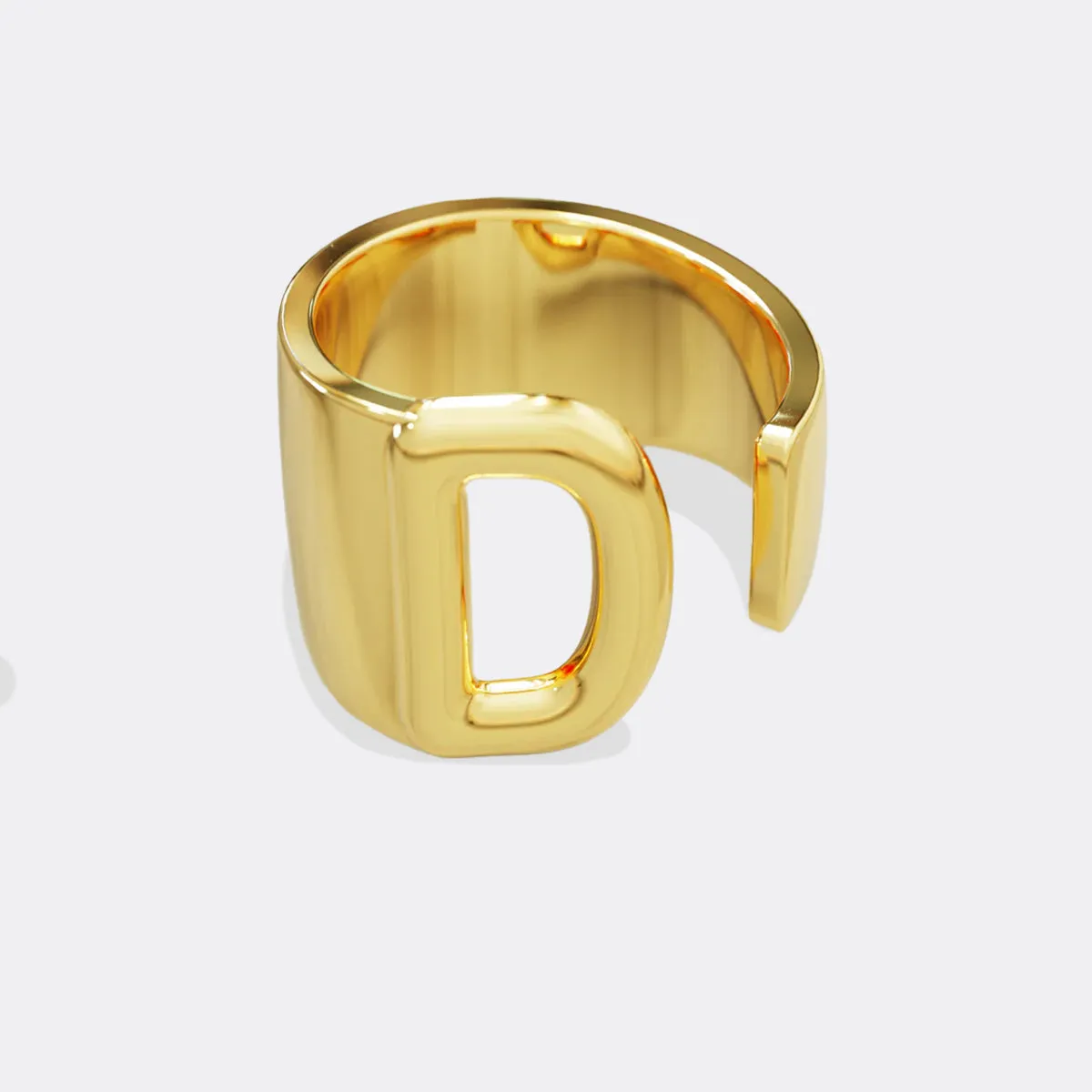 Initial Monogram Ring