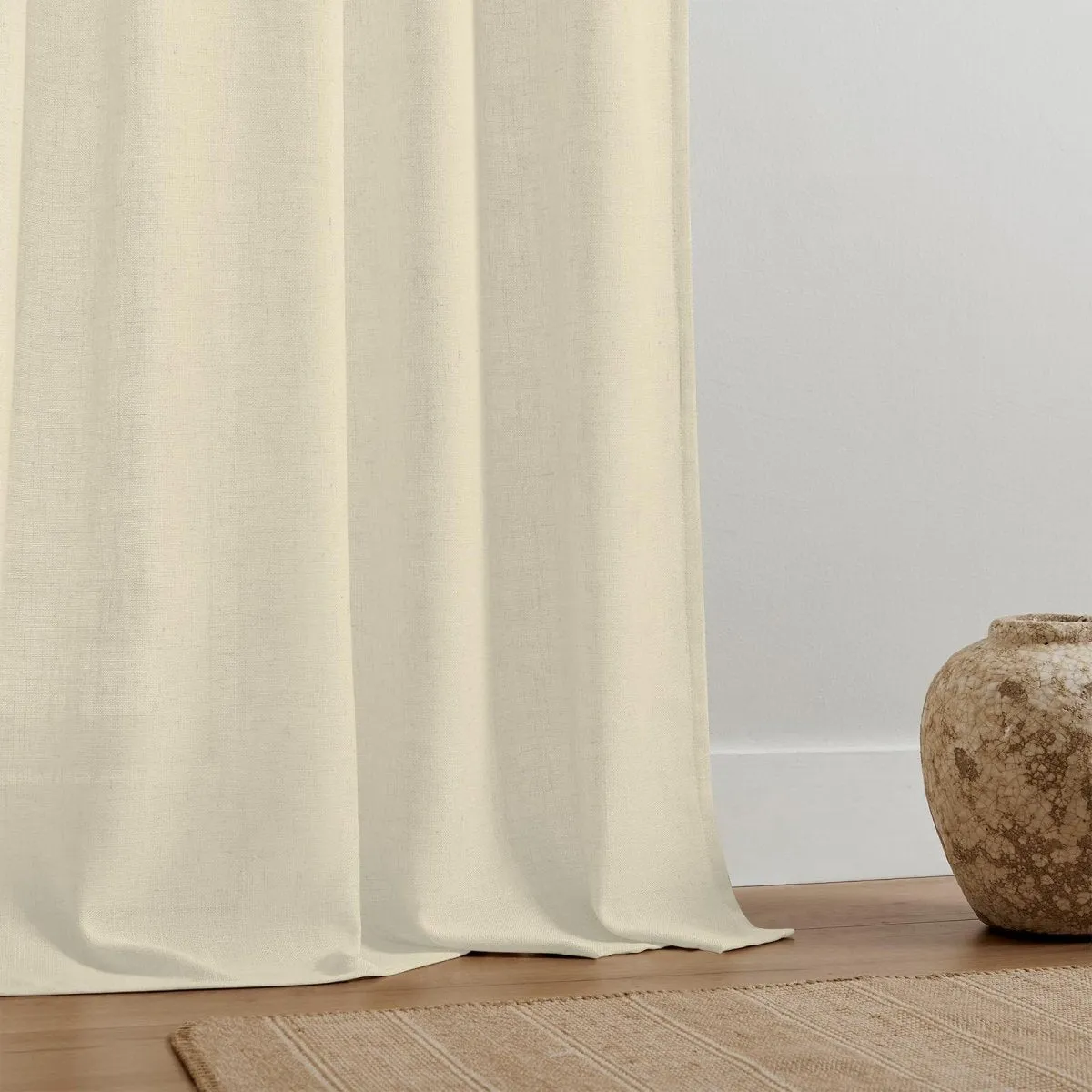 Joydeco Custom Linen Light Filtering Curtains