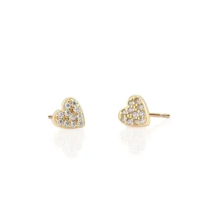 Kris Nations Heart Crystal Stud Earring