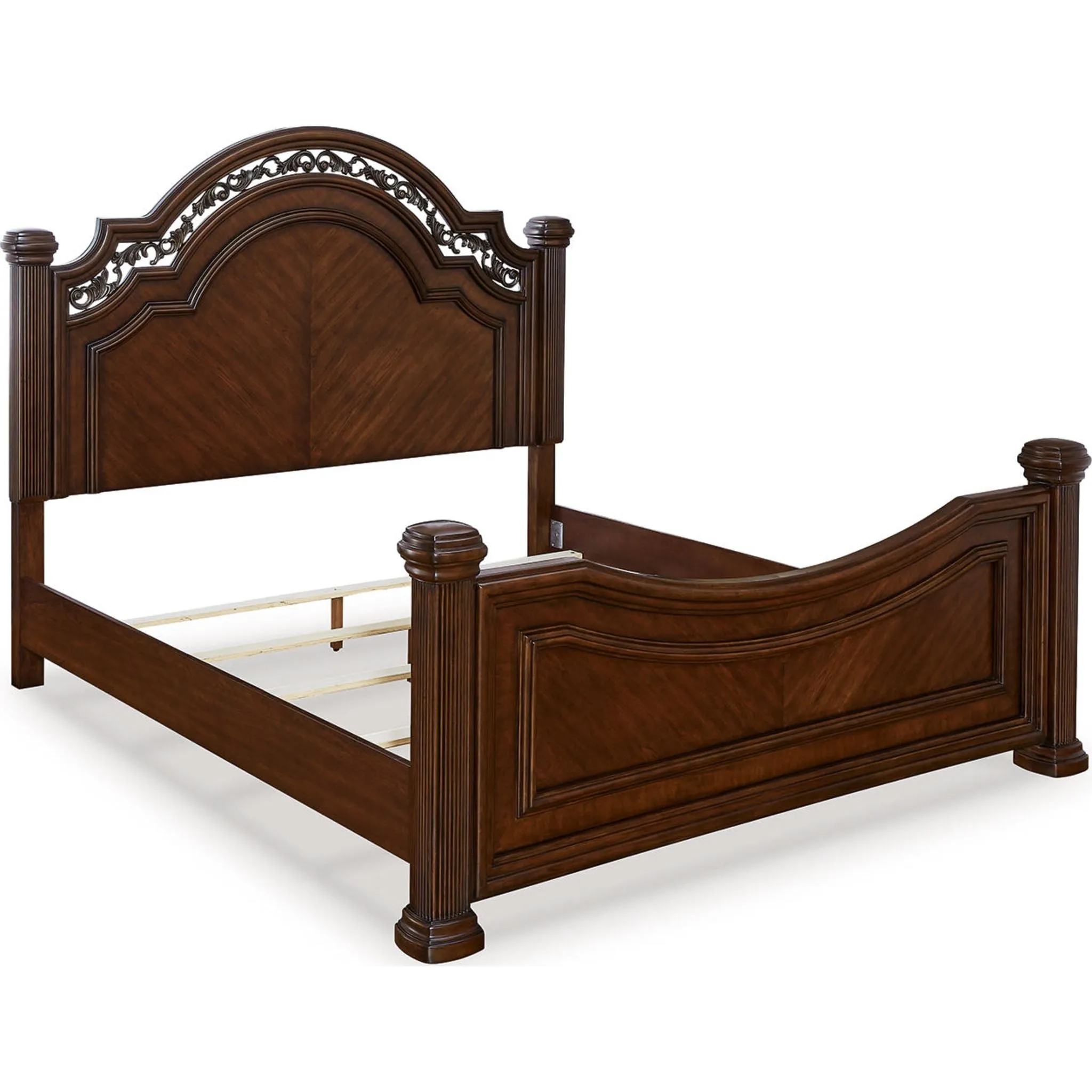 Lavinton Queen Poster Bed - Brown