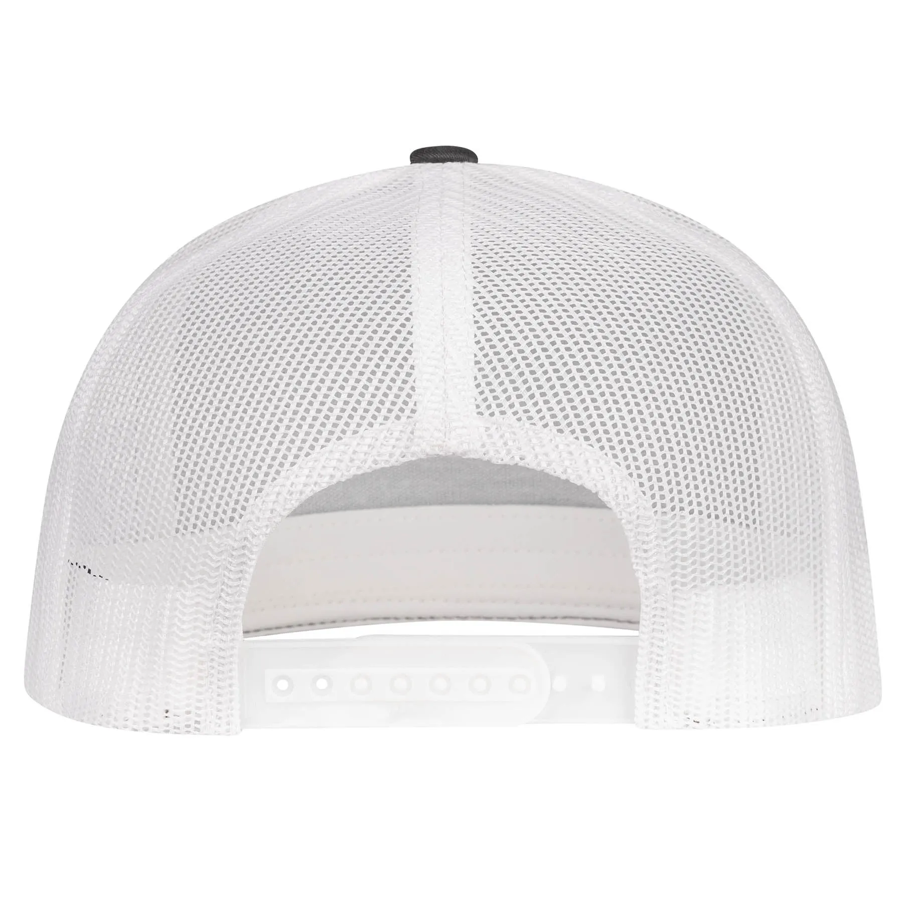 Lazy J Ranch Dark Grey & White Skull & Flowers Classic Five Panel Trucker Hat