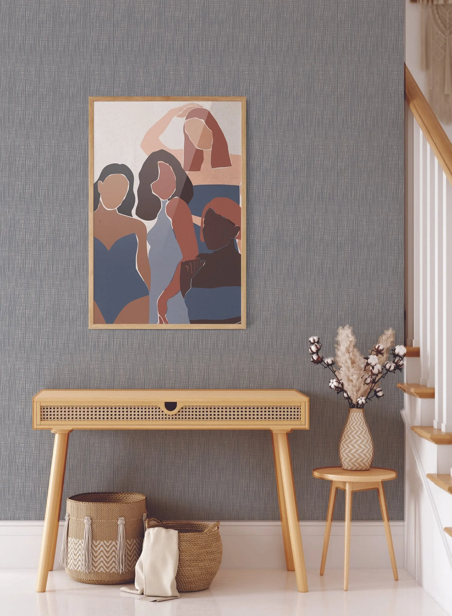 Linen, Wallpaper