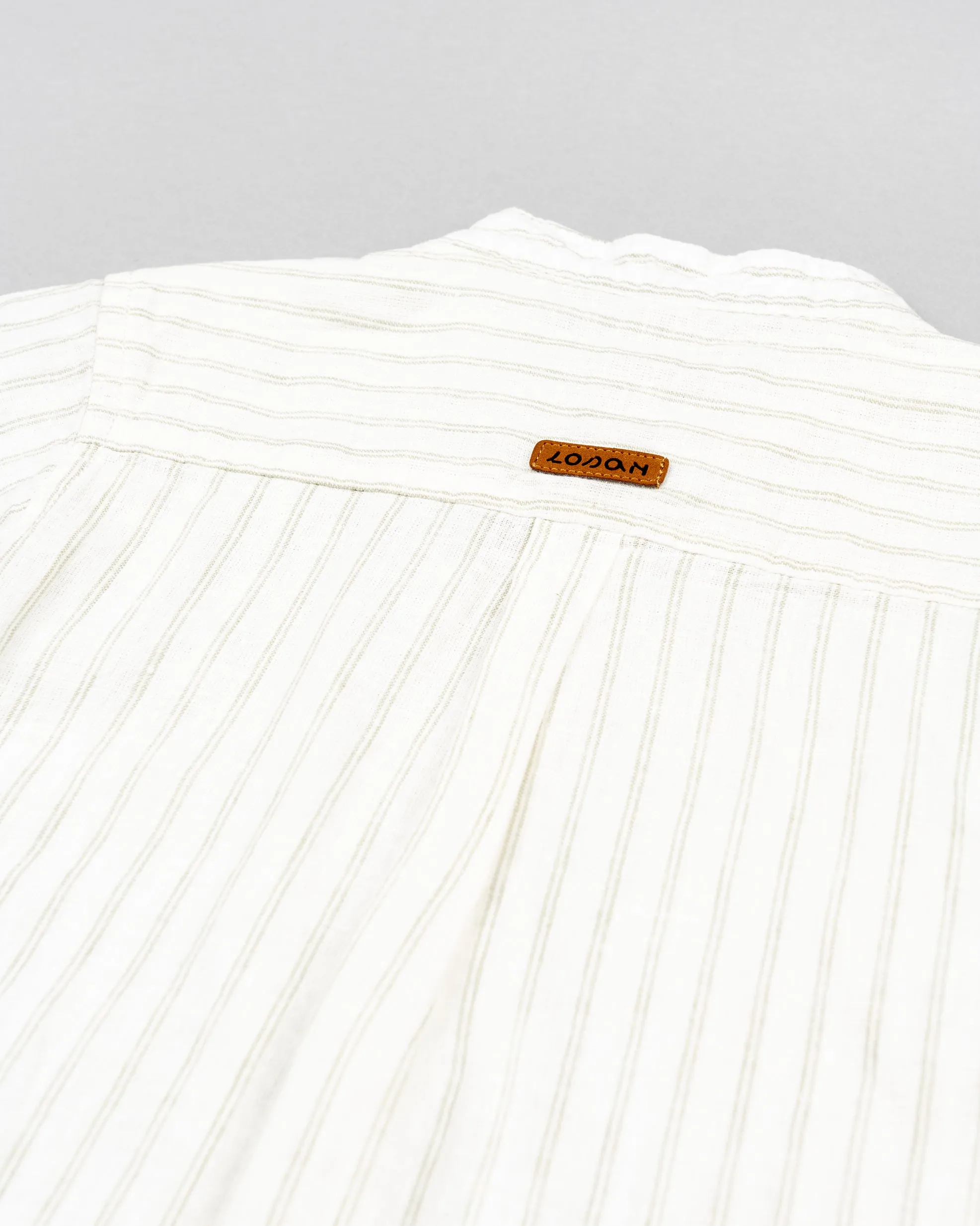 Losan Linen Stripe S/S Buttonup