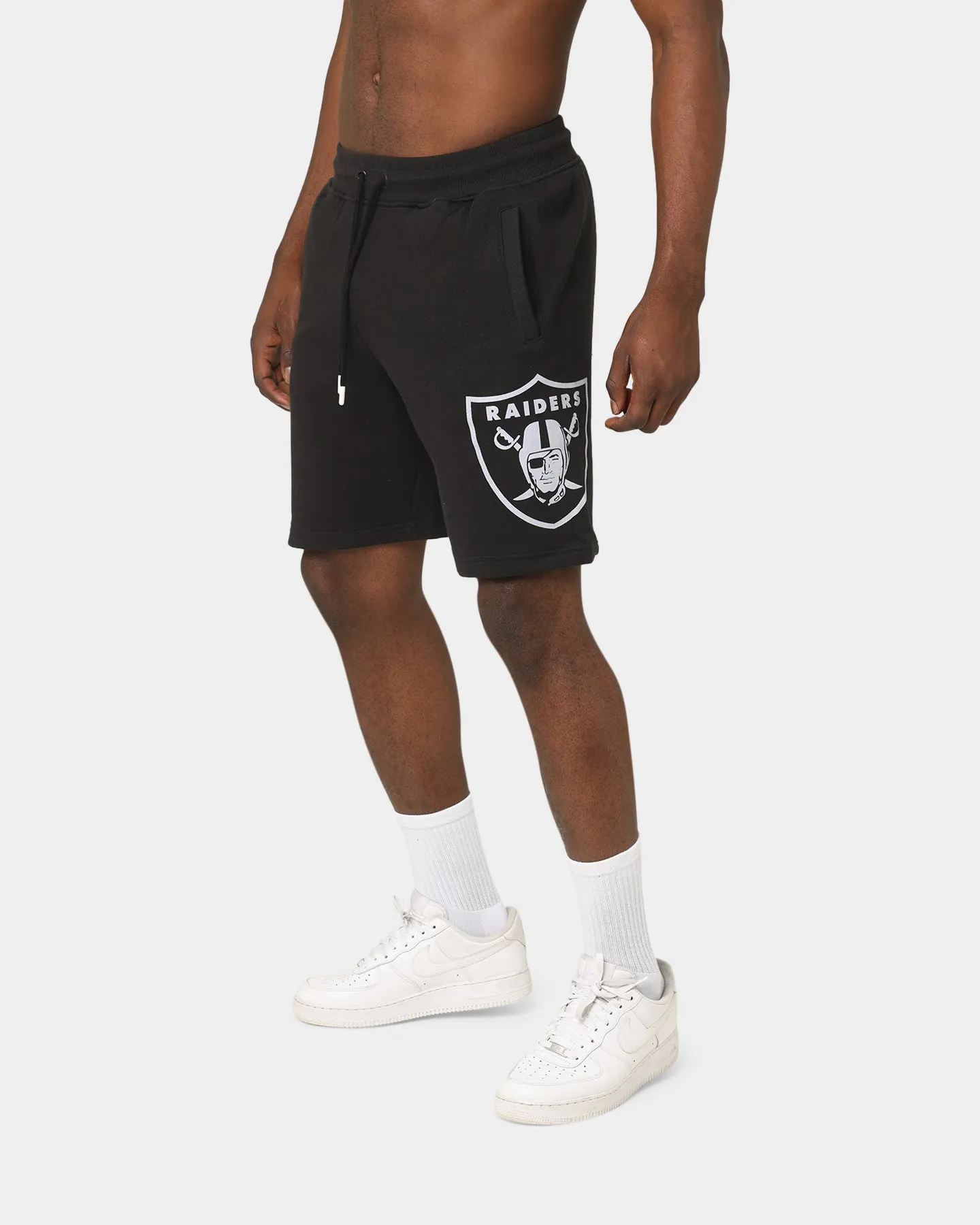Majestic Athletic Las Vegas Raiders Clean Edge Shorts Black