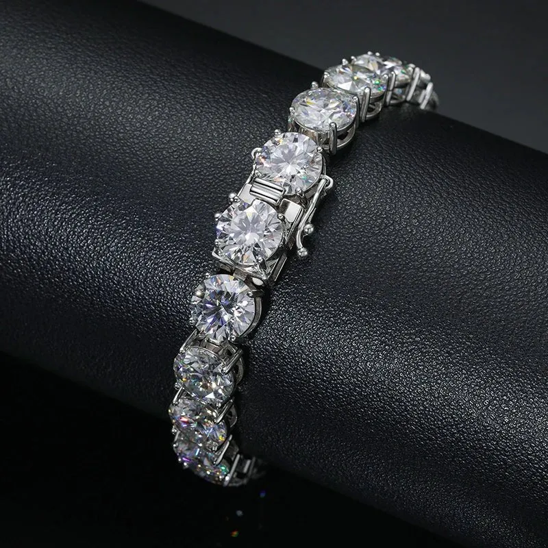 Moissanite Tennis Bracelet - 10mm