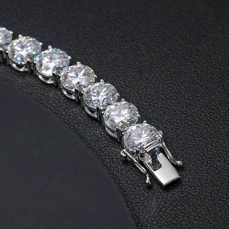 Moissanite Tennis Bracelet - 10mm