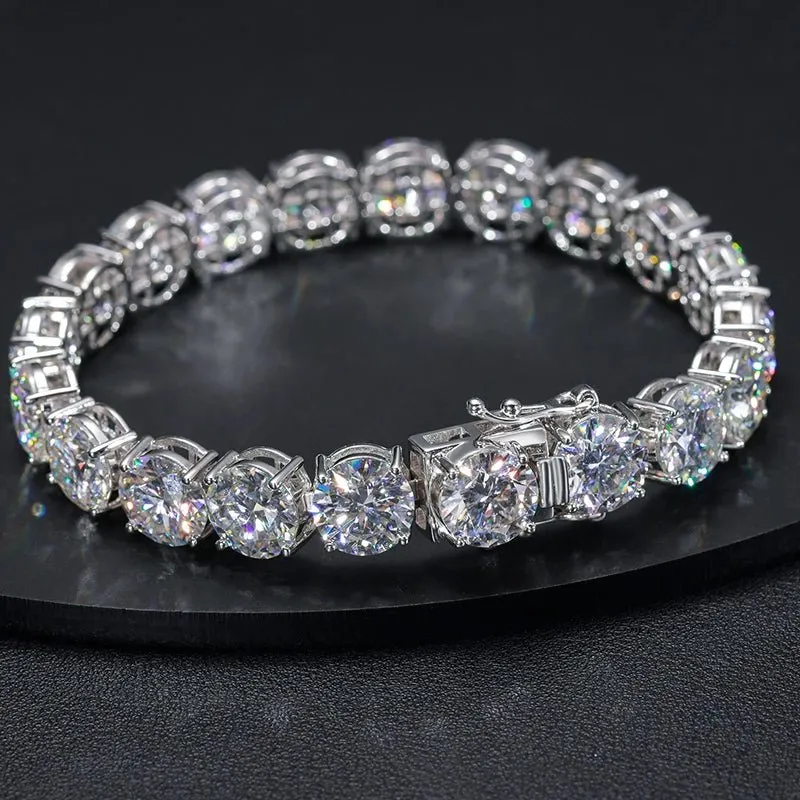 Moissanite Tennis Bracelet - 10mm