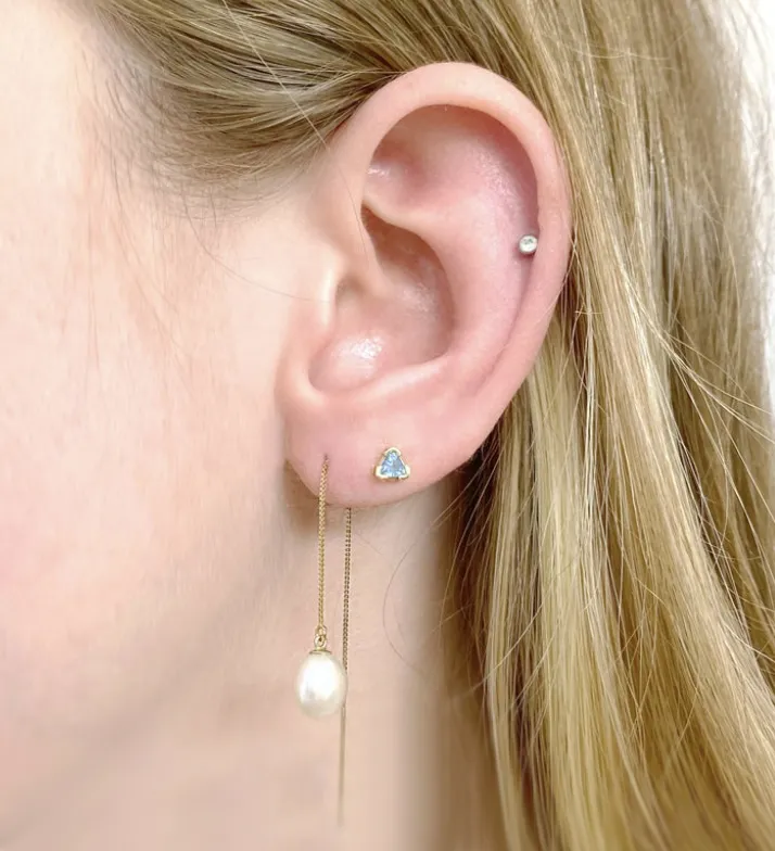 Pearl Threader Earrings