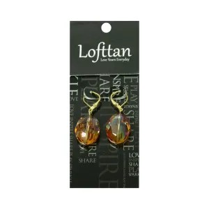 Petite Neleigha - 20mm Orange Sparkle with Gold