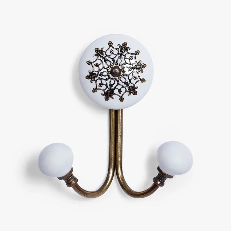 Piara Floral Filigree Wall Hook
