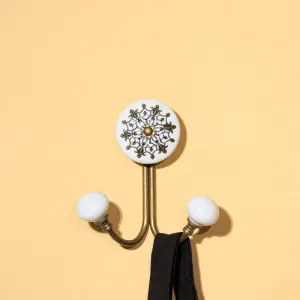 Piara Floral Filigree Wall Hook