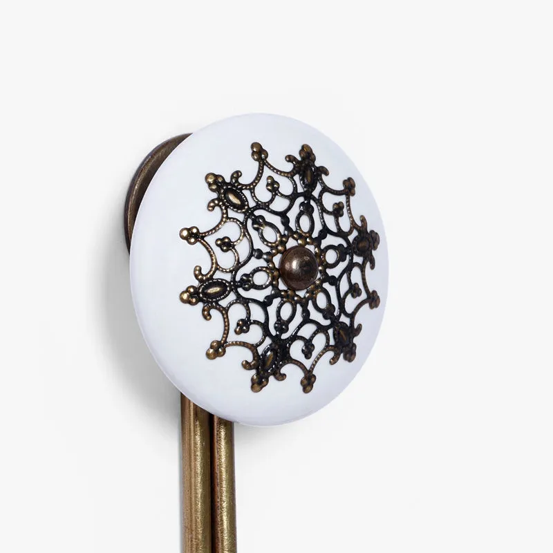 Piara Floral Filigree Wall Hook