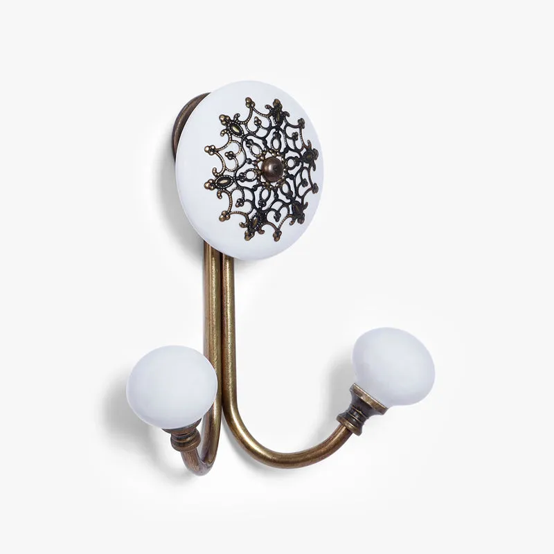 Piara Floral Filigree Wall Hook