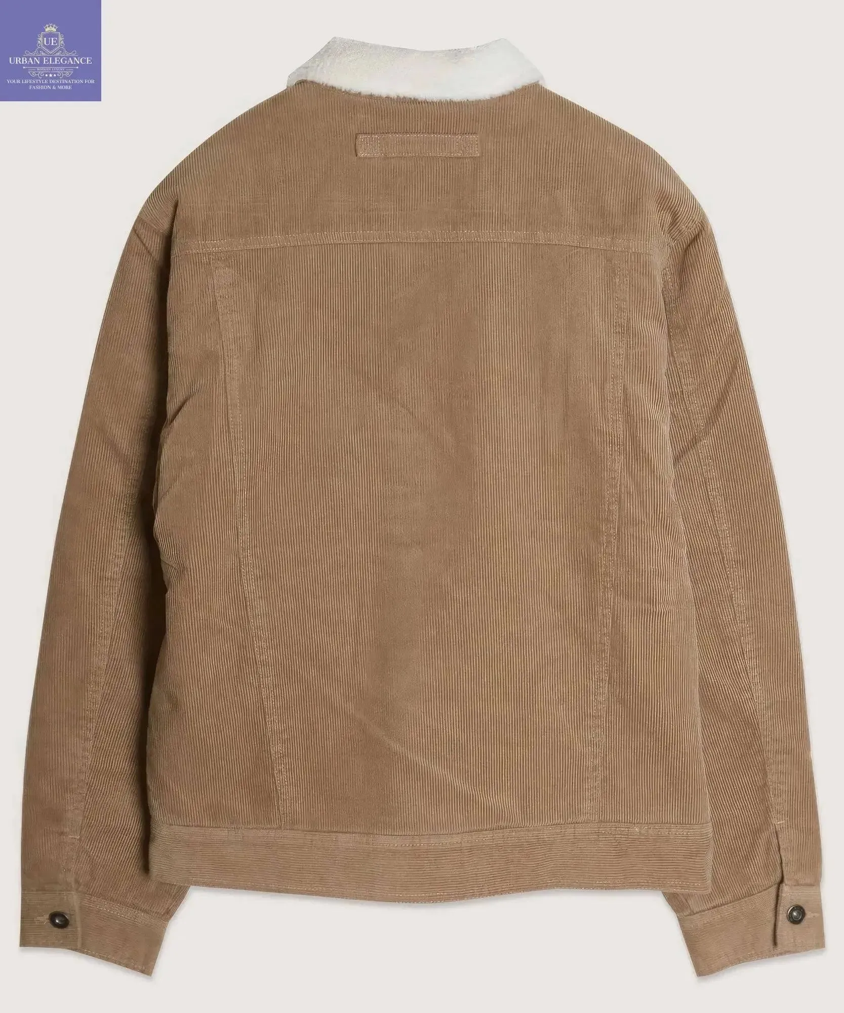 Sherpa Lined Corduroy Trucker Jacket