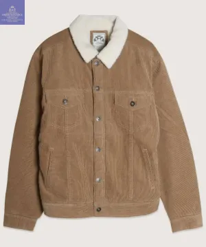 Sherpa Lined Corduroy Trucker Jacket