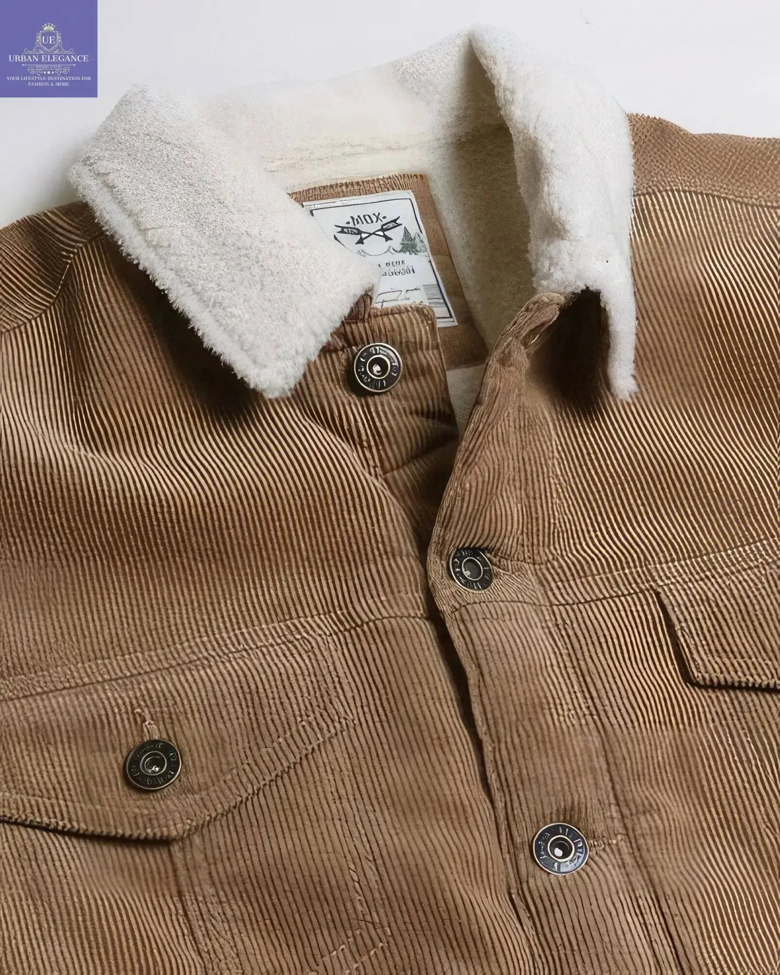 Sherpa Lined Corduroy Trucker Jacket