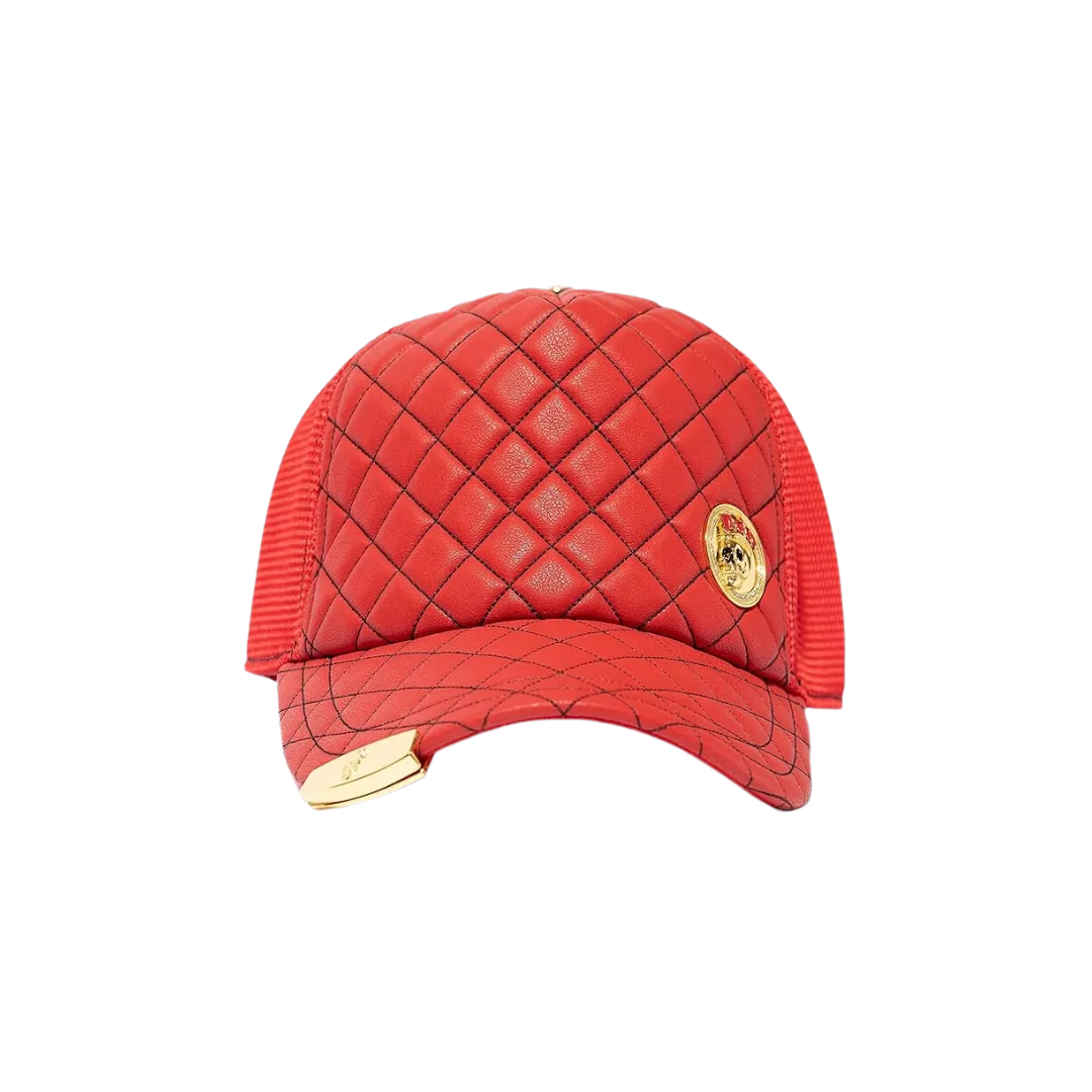 Six Six Men's Luxe 24 Trucker Red Cap