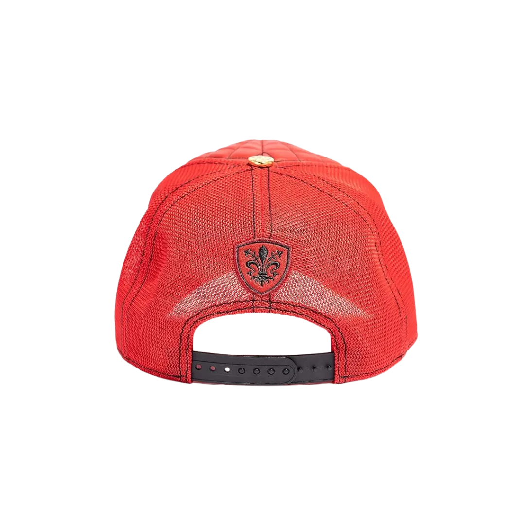 Six Six Men's Luxe 24 Trucker Red Cap