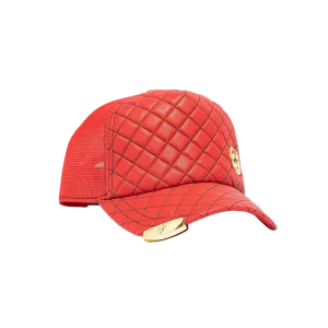 Six Six Men's Luxe 24 Trucker Red Cap