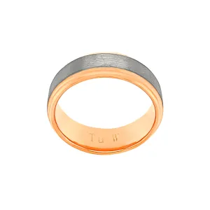 Stanton Made for Men Tungsten Rose Gold Ring