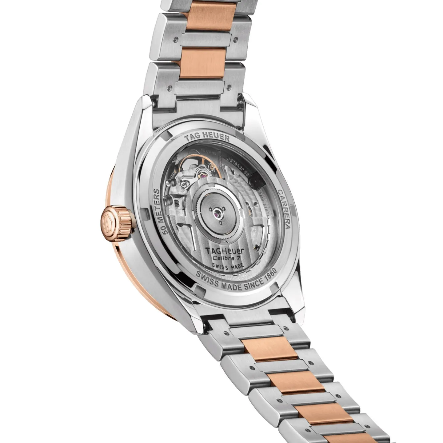 Tag Heuer Carrera Ladies Pink Copper Automatic Watch WBN2350.BD0000