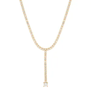 Tennis Lariat Necklace