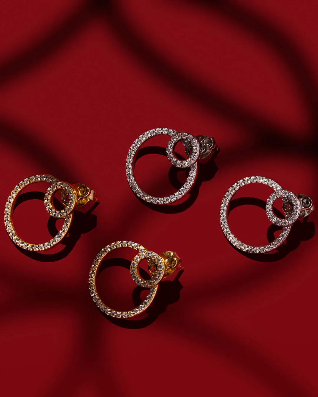 The Infinity earrings - sterling silver
