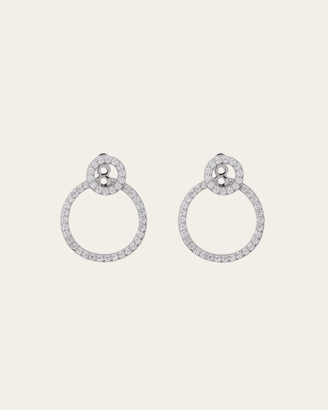 The Infinity earrings - sterling silver
