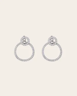 The Infinity earrings - sterling silver