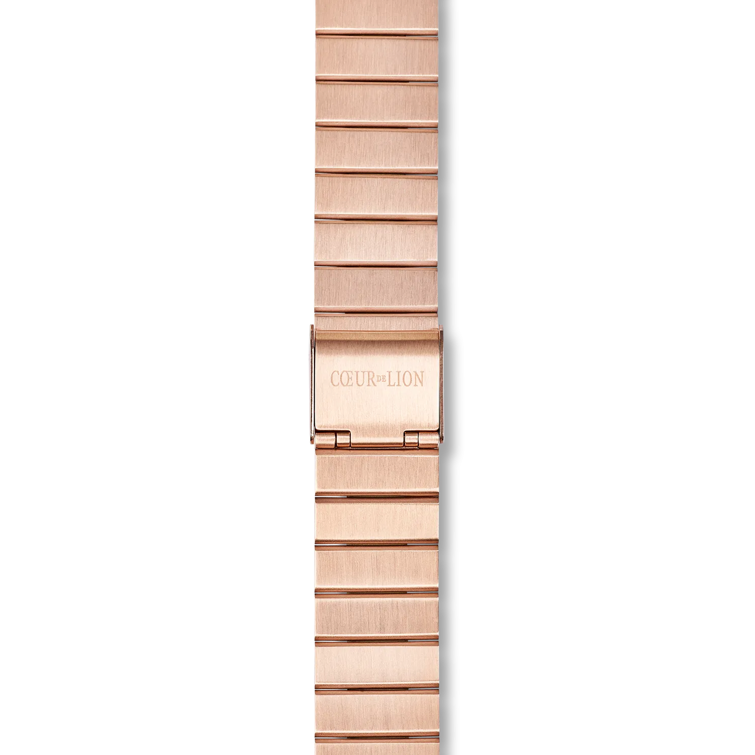 Watch Round Rose Gold Matt Monochrome Stainless Steel Rose Gold