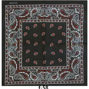 Wenkouban 100% Cotton Purple Rose Punk Hip Hop Headwear Kerchief Bandanas Foulard Neckerchief Square Scarf For Women/Men/Boys/Girls