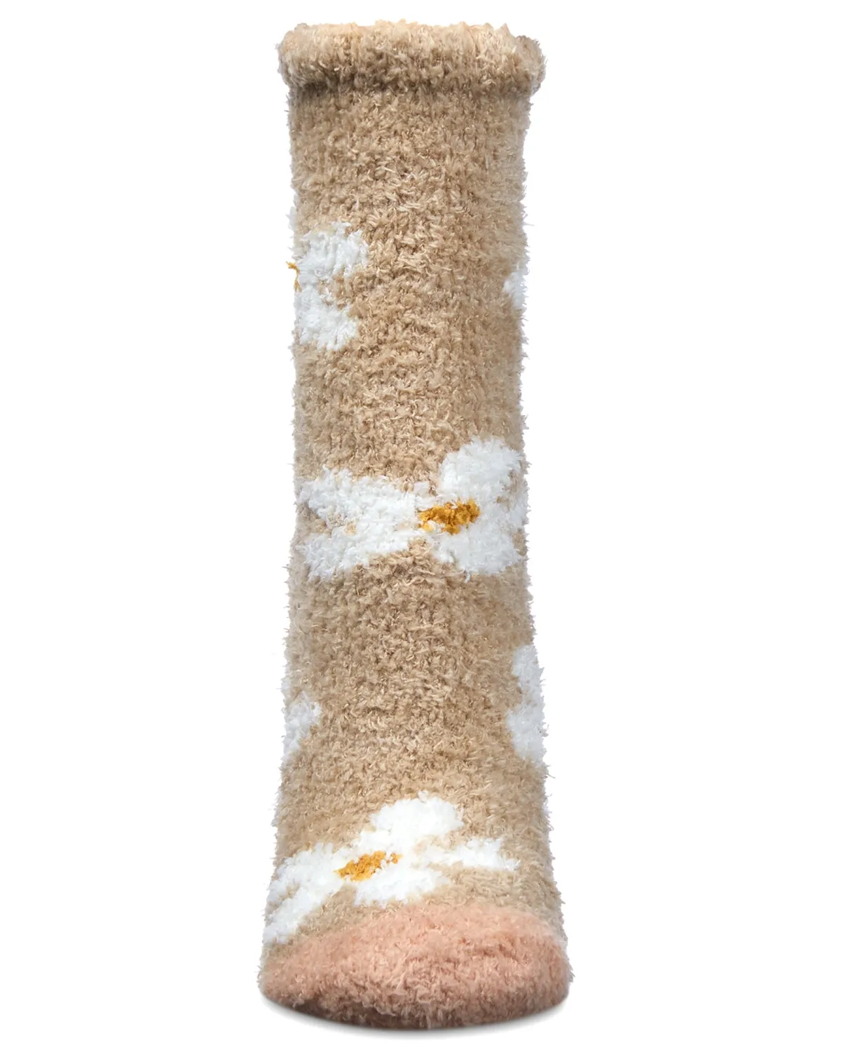 Women's Daisy Marshmallow Cozy Crew Socks